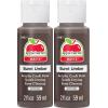 imageApple Barrel Acrylic Paint in Assorted Colors 2 Ounce 20504 BlackBurnt Umber