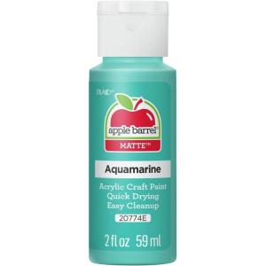 imageApple Barrel Acrylic Paint in Assorted Colors 2 Ounce 20504 BlackAquamarine