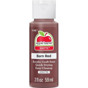 imageApple Barrel Acrylic Paint in Assorted Colors 2 Ounce 20504 BlackBarn Red