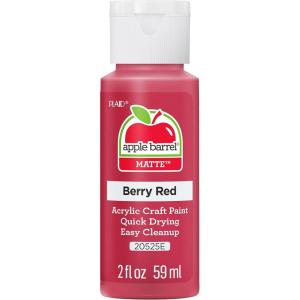 imageApple Barrel Acrylic Paint in Assorted Colors 2 Ounce 20504 BlackBerry Red