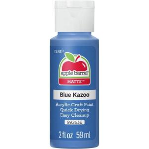 imageApple Barrel Acrylic Paint in Assorted Colors 2 Ounce 20504 BlackBlue Kazoo