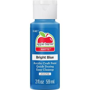 imageApple Barrel Acrylic Paint in Assorted Colors 2 Ounce 20504 BlackBright Blue