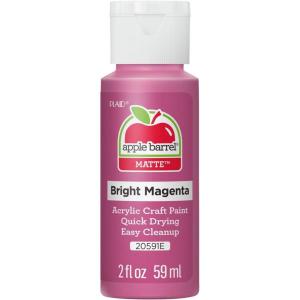 imageApple Barrel Acrylic Paint in Assorted Colors 2 Ounce 20504 BlackBright Magenta