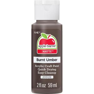 imageApple Barrel Acrylic Paint in Assorted Colors 2 Ounce 20504 BlackBurnt Umber
