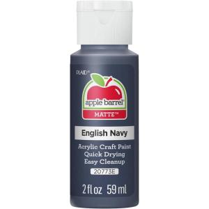 imageApple Barrel Acrylic Paint in Assorted Colors 2 Ounce 20504 BlackEnglish Navy