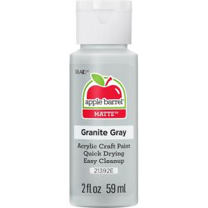 imageApple Barrel Acrylic Paint in Assorted Colors 2 Ounce 20504 BlackGranite Grey