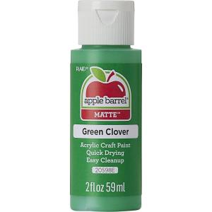 imageApple Barrel Acrylic Paint in Assorted Colors 2 Ounce 20504 BlackGreen Clover