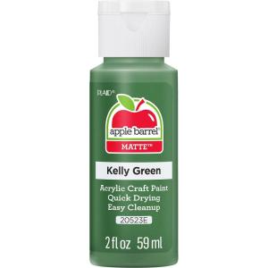 imageApple Barrel Acrylic Paint in Assorted Colors 2 Ounce 20504 BlackKelly Green