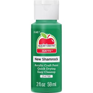 imageApple Barrel Acrylic Paint in Assorted Colors 2 Ounce 20504 BlackNew Shamrock