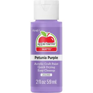 imageApple Barrel Acrylic Paint in Assorted Colors 2 Ounce 20504 BlackPetunia Purple