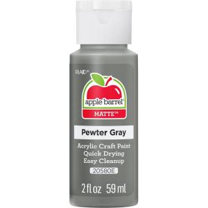imageApple Barrel Acrylic Paint in Assorted Colors 2 Ounce 20504 BlackPewter Grey