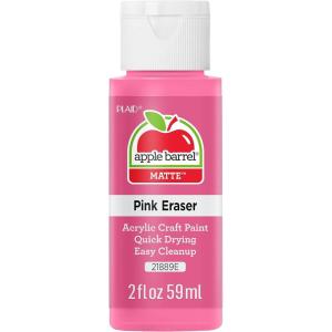 imageApple Barrel Acrylic Paint in Assorted Colors 2 Ounce 20504 BlackPink Eraser