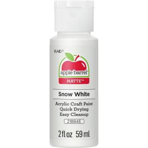 imageApple Barrel Acrylic Paint in Assorted Colors 2 Ounce 20504 BlackSnow White