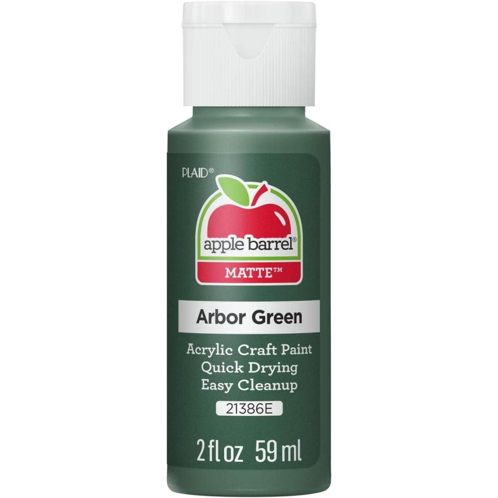 imageApple Barrel Acrylic Paint in Assorted Colors 2 oz 21484 Admiral BlueArbor Green