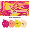 imageApple Barrel Desert Sunset PreMixed Set Set of 4 Fluid Ready Pour Paints Perfect for DIY Arts and Crafts Projects 13478E