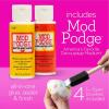 imageApple Barrel PROMOABMP22 Holiday DIY Featuring 26 Paints 2 Mod Podge Acrylic Sealers and 4 Foam Brushes 32 Piece Set Multi 56 Fl Oz