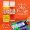 imageApple Barrel PROMOABN22 Neon 13 Piece DIY Set Featuring 7 Paints 2 Mod Podge Acrylic Sealers and 4 Foam Brushes Multi Small