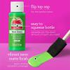 imageApple Barrel PROMOABN22 Neon 13 Piece DIY Set Featuring 7 Paints 2 Mod Podge Acrylic Sealers and 4 Foam Brushes Multi Small