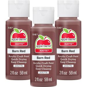 imageApple Barrel Acrylic Paint Antique White Pack of 3 2 oz 20505EABarn Red