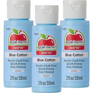 imageApple Barrel Acrylic Paint Antique White Pack of 3 2 oz 20505EABlue Cotton