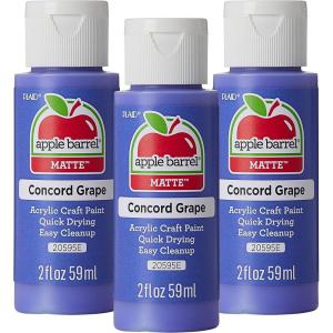 imageApple Barrel Acrylic Paint Antique White Pack of 3 2 oz 20505EAConcord Grape