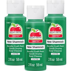 imageApple Barrel Acrylic Paint Antique White Pack of 3 2 oz 20505EANew Shamrock