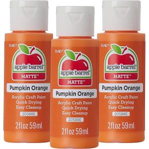 imageApple Barrel Acrylic Paint Antique White Pack of 3 2 oz 20505EAPumpkin Orange
