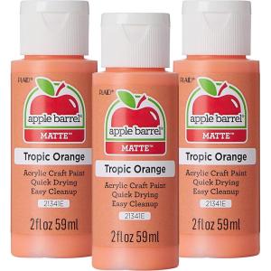 imageApple Barrel Acrylic Paint Antique White Pack of 3 2 oz 20505EATropic Orange