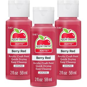 imageApple Barrel Acrylic Paint Award Blue 2 oz 21892EA Pack of 3Berry Red