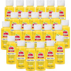 imageApple Barrel Acrylic Paint Award Blue 2 oz 21892EA Pack of 3Bright Yellow