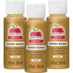 imageApple Barrel Acrylic Paint Award Blue 2 oz 21892EA Pack of 3Golden Sunset