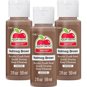 imageApple Barrel Acrylic Paint Award Blue 2 oz 21892EA Pack of 3Nutmeg Brown
