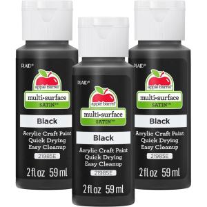 imageApple Barrel Acrylic Paint True Green Pack of 3 2 oz 21968EA Pack of 3Black