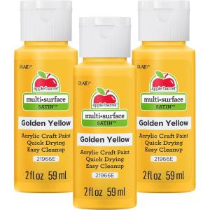 imageApple Barrel Acrylic Paint True Green Pack of 3 2 oz 21968EA Pack of 3Golden Yellow