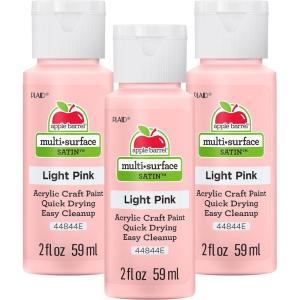 imageApple Barrel Acrylic Paint True Green Pack of 3 2 oz 21968EA Pack of 3Light Pink
