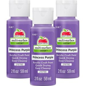 imageApple Barrel Acrylic Paint True Green Pack of 3 2 oz 21968EA Pack of 3Princess Purple