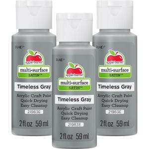 imageApple Barrel Acrylic Paint True Green Pack of 3 2 oz 21968EA Pack of 3Timeless Gray