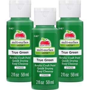 imageApple Barrel Acrylic Paint True Green Pack of 3 2 oz 21968EA Pack of 3True Green