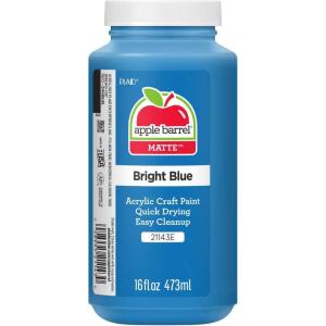 imageApple Barrel Acrylic Paint in Assorted Colors 16 Ounce 21136 Kelly GreenBright Blue