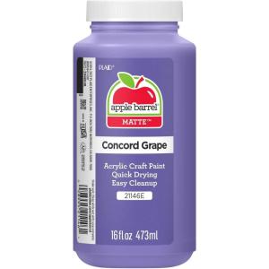 imageApple Barrel Acrylic Paint in Assorted Colors 16 Ounce 21136 Kelly GreenConcord Grape