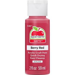 imageApple Barrel Acrylic Paint in Assorted Colors 2 oz 21484 Admiral BlueBerry Red