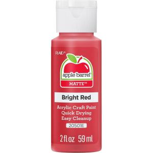 imageApple Barrel Acrylic Paint in Assorted Colors 2 oz 21484 Admiral BlueBright Red