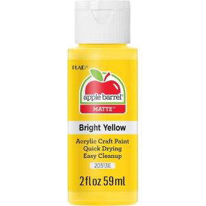 imageApple Barrel Acrylic Paint in Assorted Colors 2 oz 21484 Admiral BlueBright Yellow
