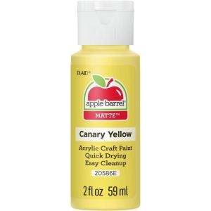imageApple Barrel Acrylic Paint in Assorted Colors 2 oz 21484 Admiral BlueCanary Yellow