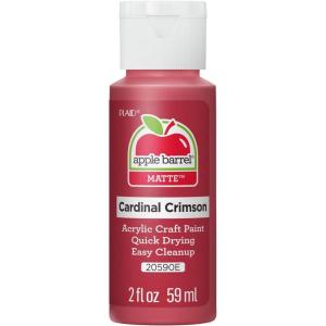 imageApple Barrel Acrylic Paint in Assorted Colors 2 oz 21484 Admiral BlueCardinal Crimson
