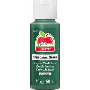 imageApple Barrel Acrylic Paint in Assorted Colors 2 oz 21484 Admiral BlueChristmas Green