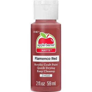 imageApple Barrel Acrylic Paint in Assorted Colors 2 oz 21484 Admiral BlueFlamenco Red