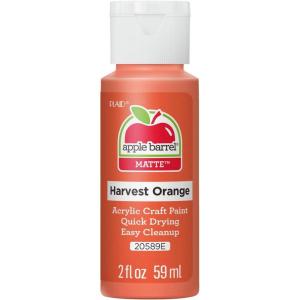 imageApple Barrel Acrylic Paint in Assorted Colors 2 oz 21484 Admiral BlueHarvest Orange