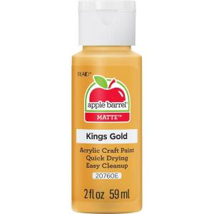 imageApple Barrel Acrylic Paint in Assorted Colors 2 oz 21484 Admiral BlueKings Gold