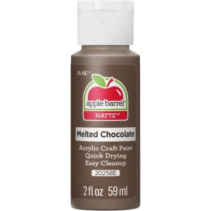 imageApple Barrel Acrylic Paint in Assorted Colors 2 oz 21484 Admiral BlueMelted Chocolate